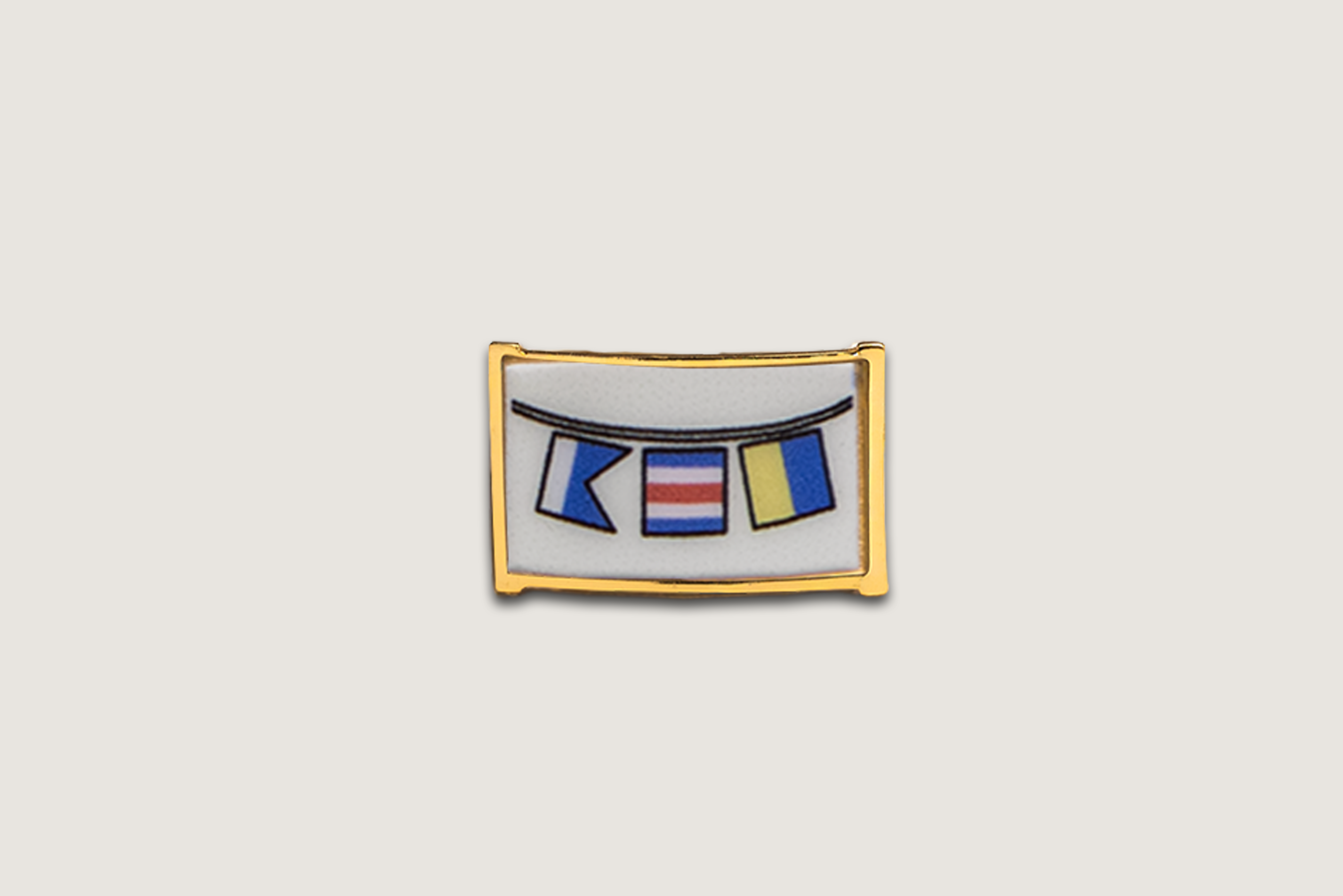 ACK Signal Flags - Rail White