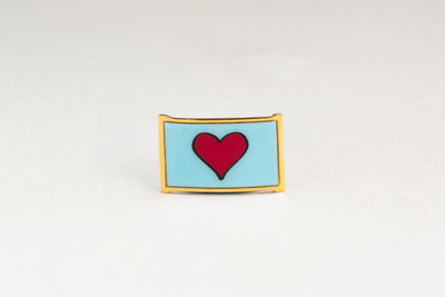 Red Heart - Devon Blue