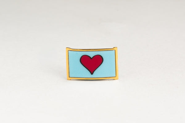 Red Heart - Devon Blue