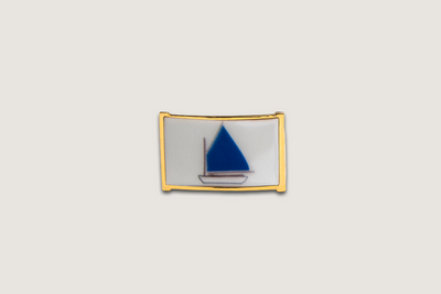 Blue Sail - Rail White