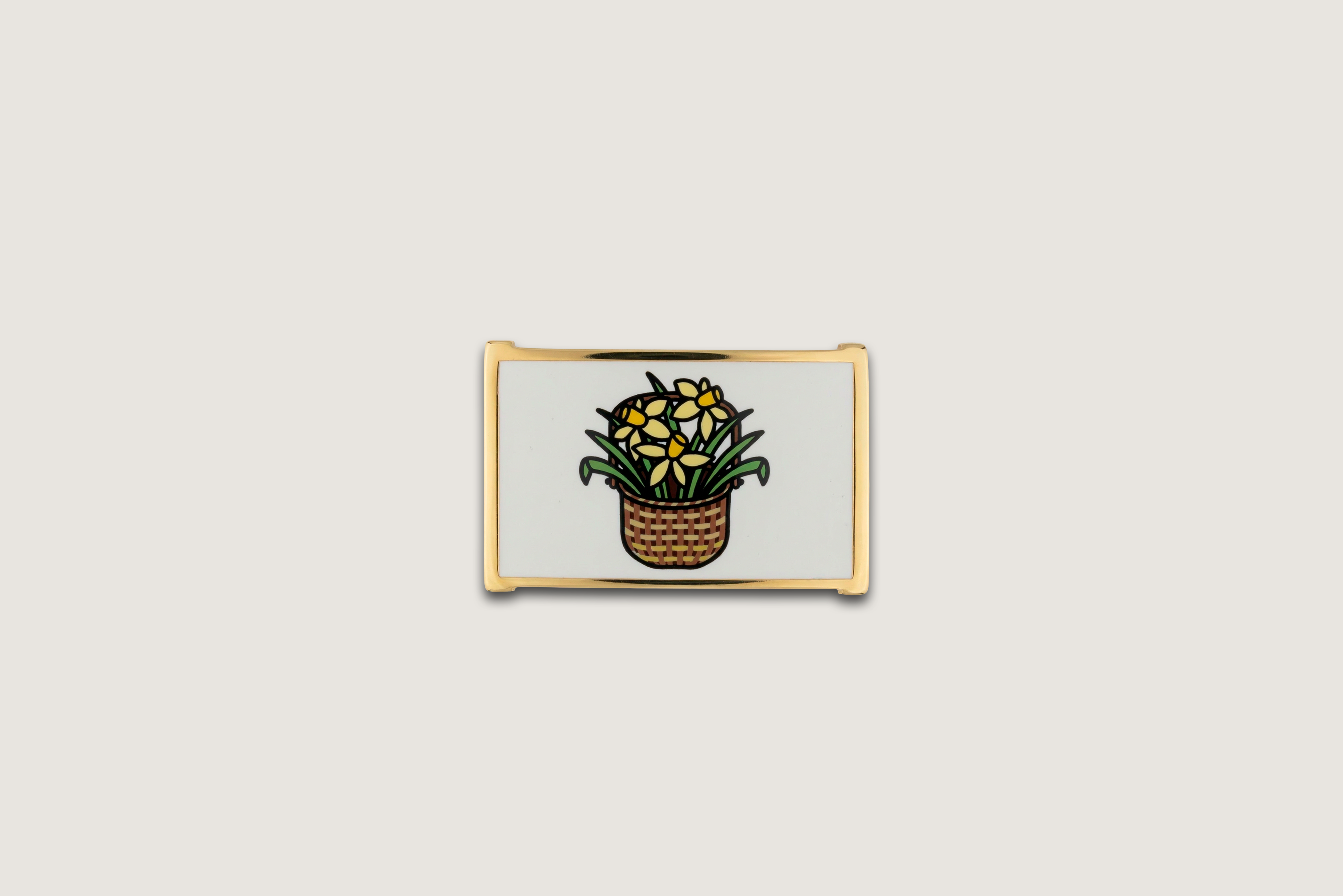 Daffodil Lightship Basket - Rail White