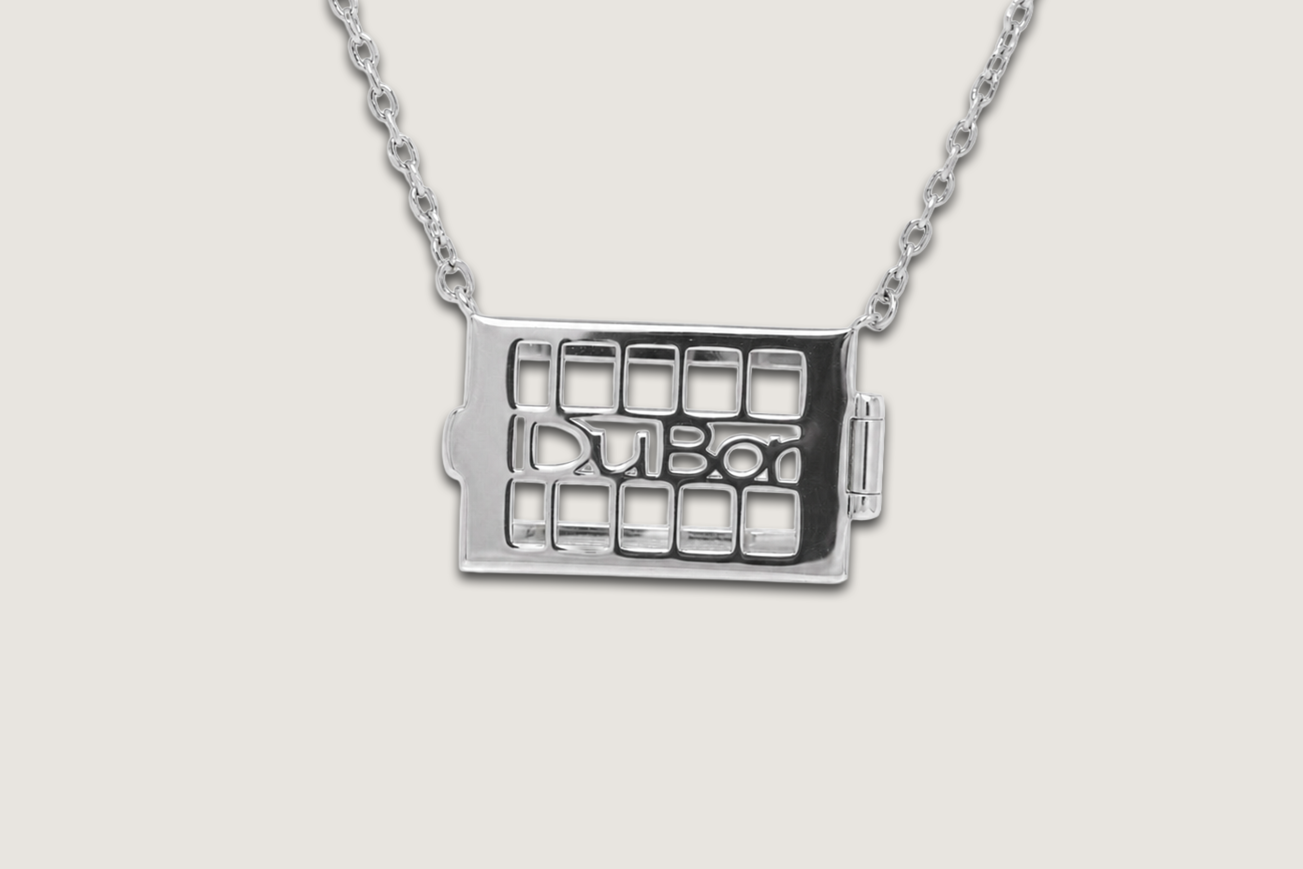 The On Course Necklace - Silver (No Tile)