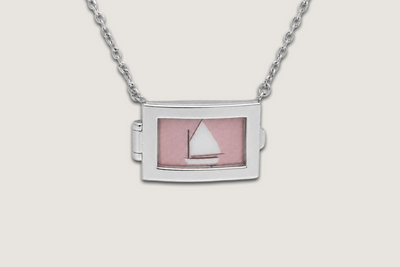 The On Course Necklace - Silver (No Tile)